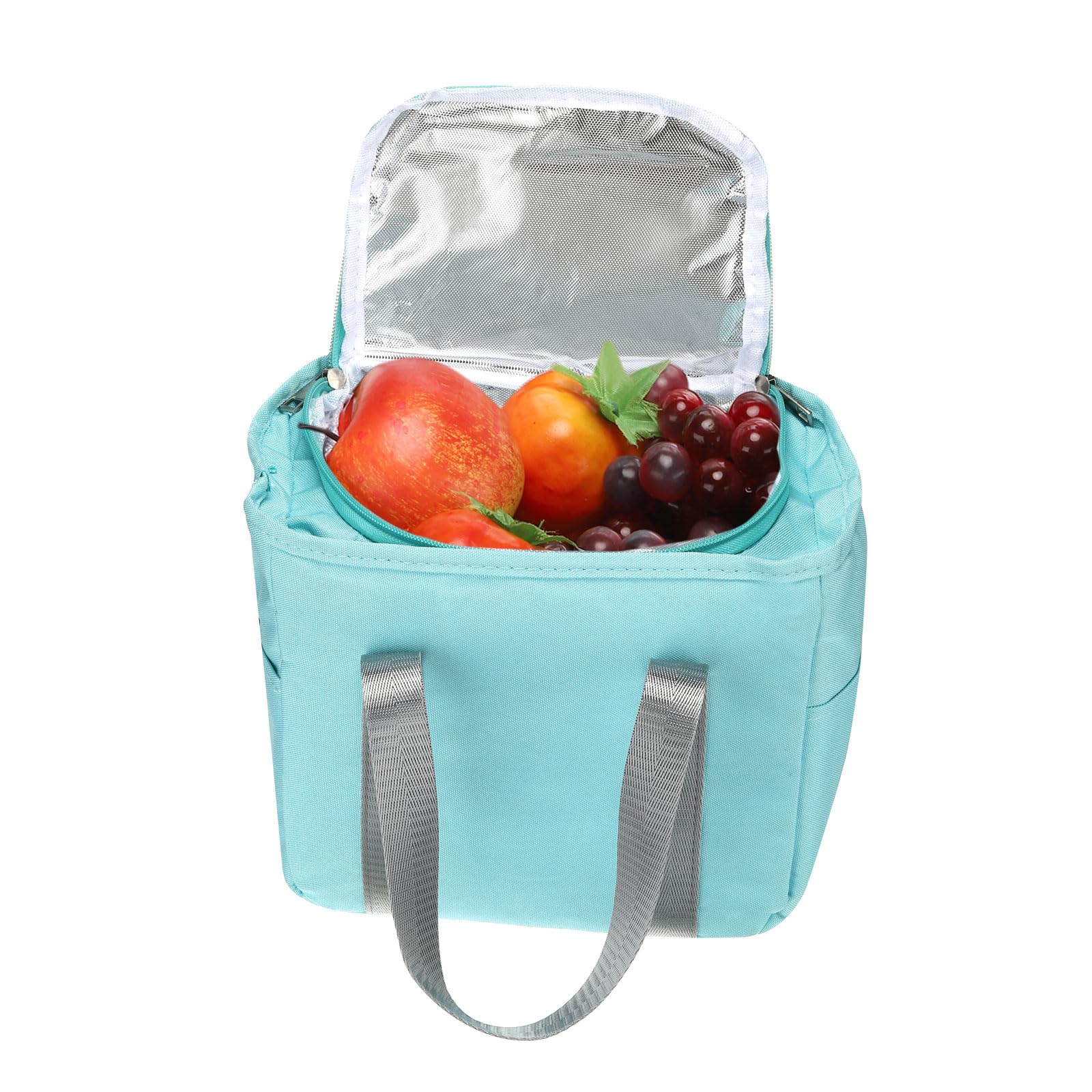 PATIKIL Borsa Termica Per Pranzo Impermeabile In Oxford Blu – 26x12x22 Cm
