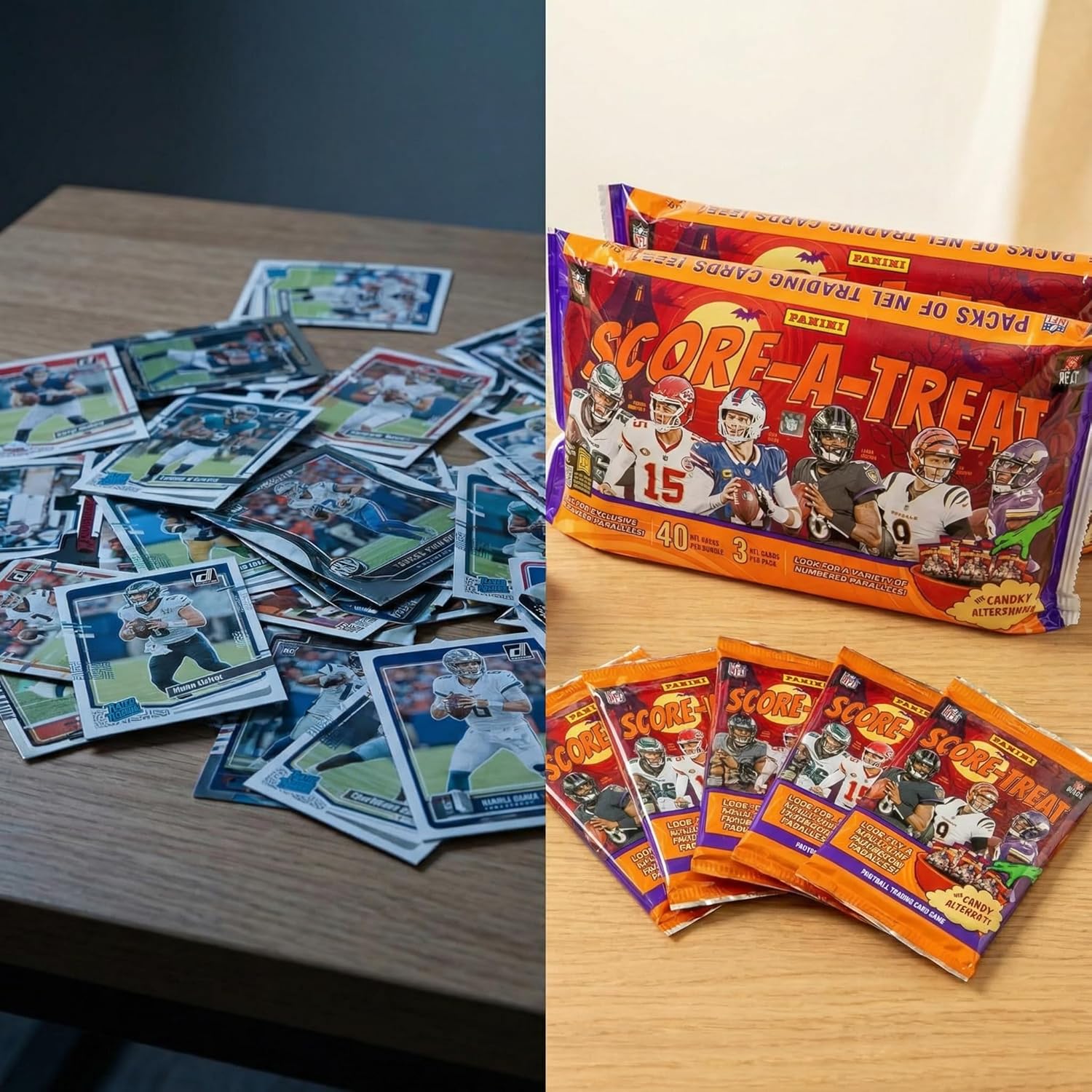 Panini Halloween 2025 Score-A-Treat Football Trading Cards – NFL Cards – NFL Trading Cards – 2025 Football Card Packs – NFL 2025 Football Cards – Football Packs