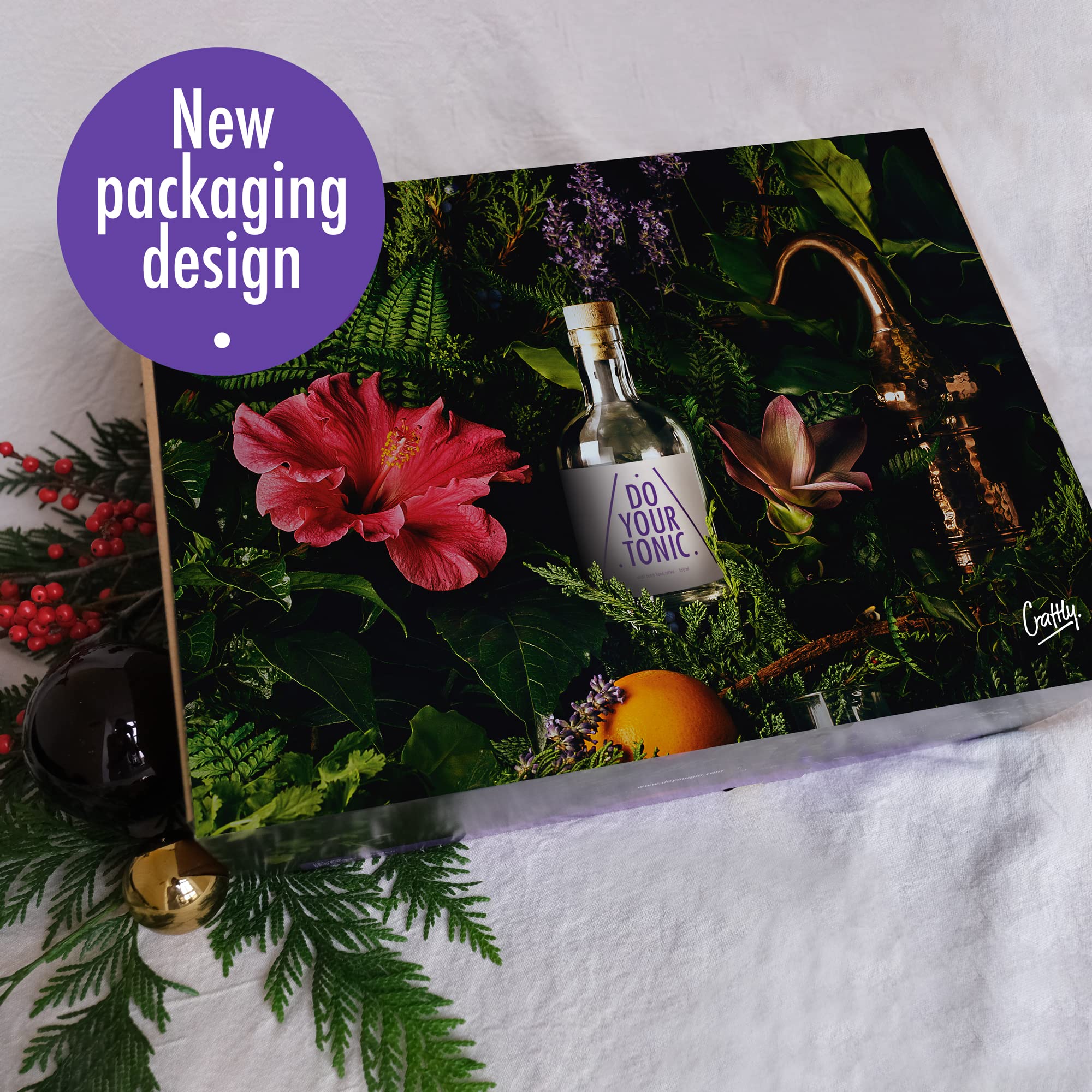 DO YOUR TONIC | Set per infusione tonica fai-da-te | Kit per preparazione tonica | Regali per adulti, uomini e donne | Regalo per lui e per lei | Gin Tonic Kit | Anniversario, Compleanno, Matrimonio