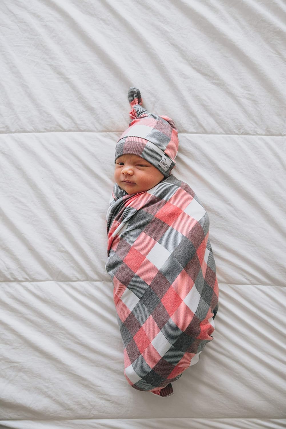 Copper Pearl Large Premium Knit Baby Swaddle Receiving Blanket Jack