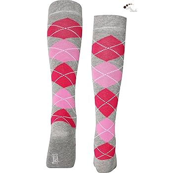 Amazon.com: Mysocks Argyle Knee High Socks for Men and Women