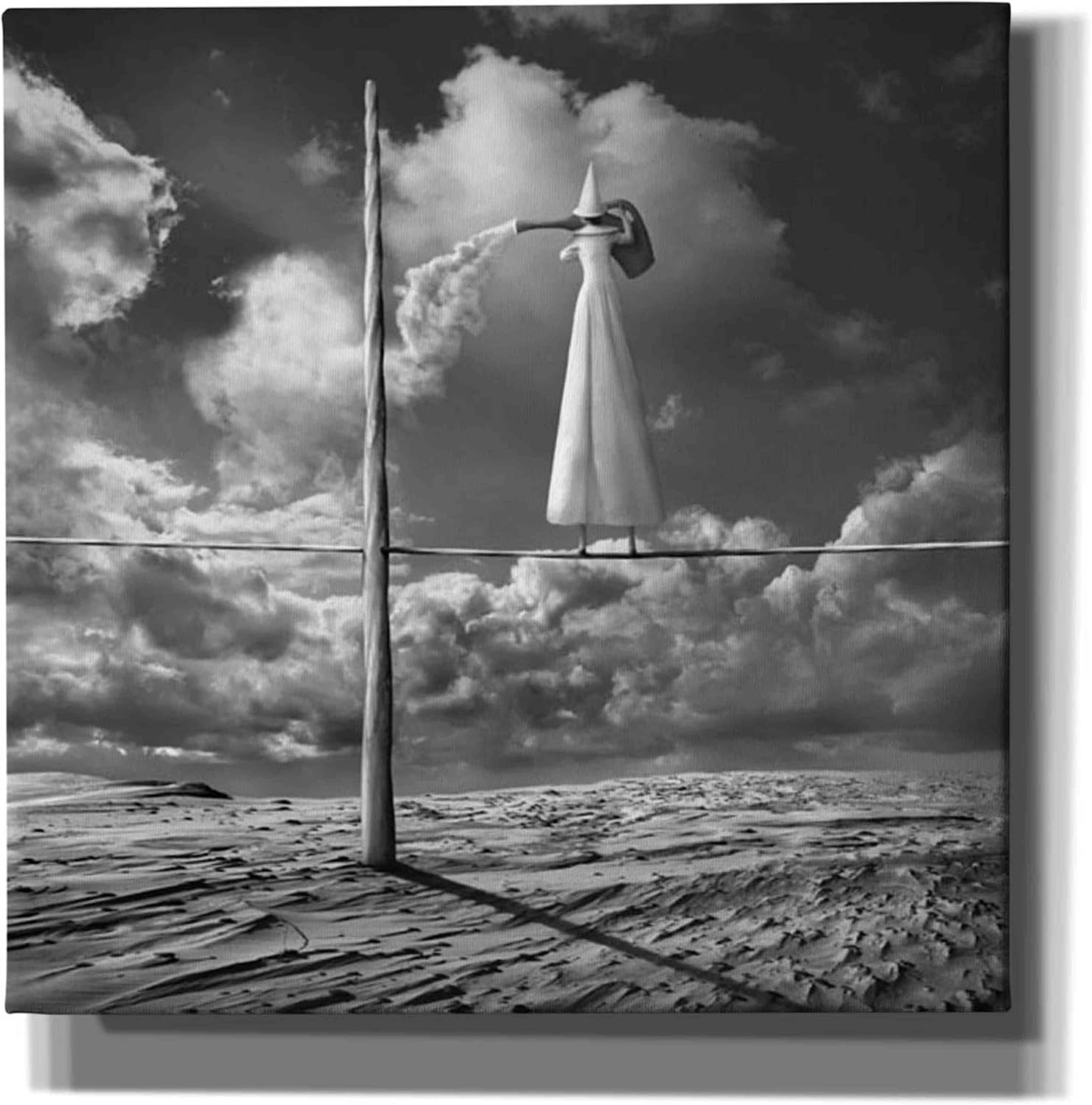 Epic Graffiti 'Cloudmaker' by Dariusz Klimczak, Canvas Wall Art, 12"x12"