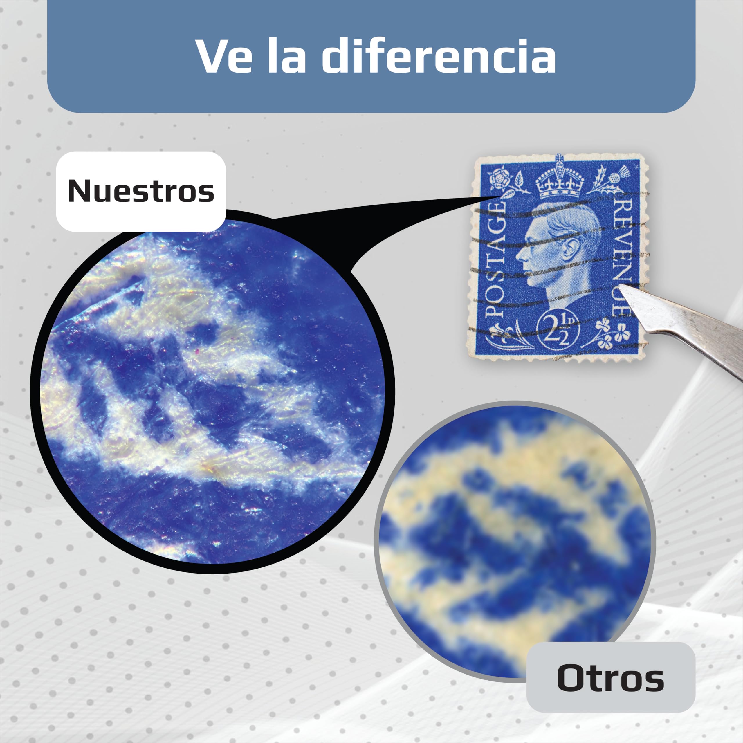 Microscopio Carson MicroBrite Plus 60x -120x aumento con illuminación LED microscopio de bolsillo – gris (Pack de 4)
