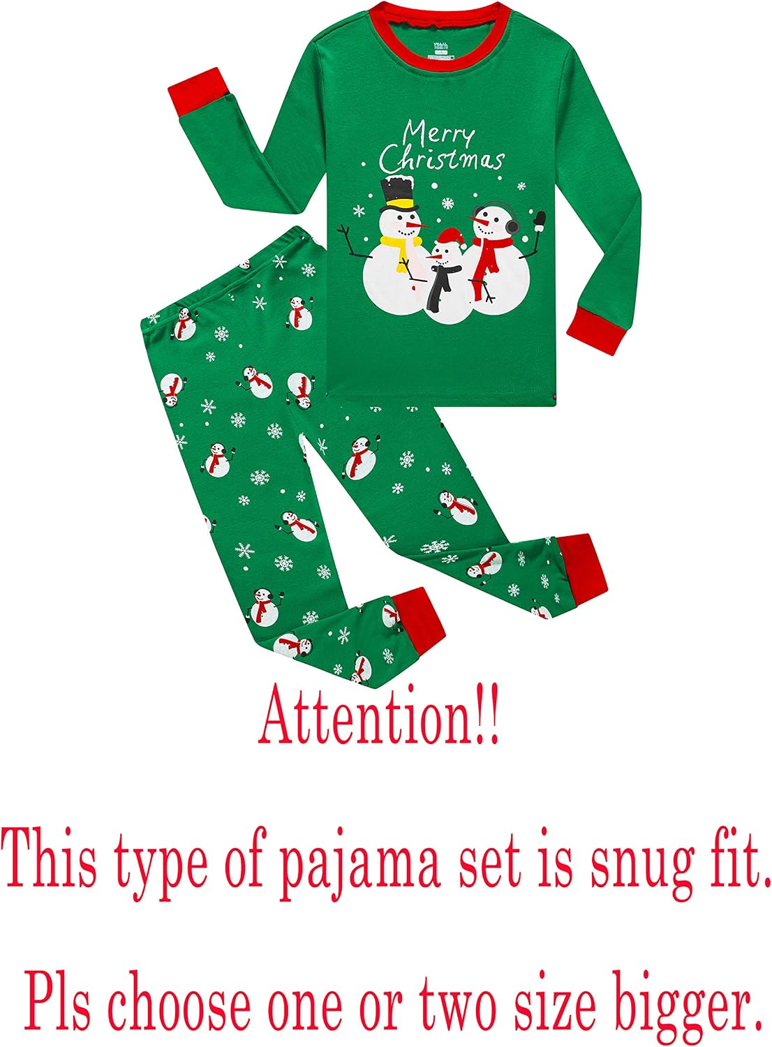 KikizYe Little Big Girls Pajamas Set Long Sleeve PJs 100% Cotton Pyjamas