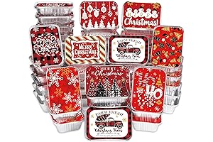 36-Pack Christmas Cookie Containers with Lids