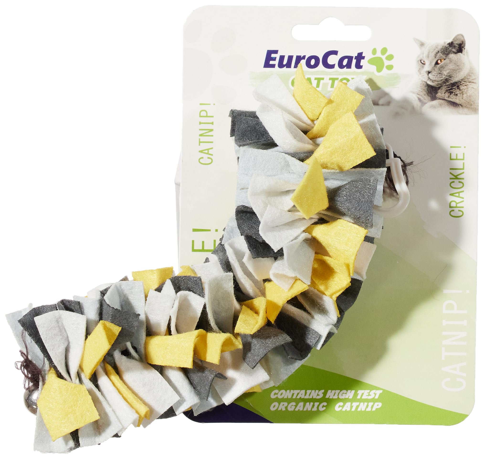 Asılabilen Püskül Kedi Oyuncağı, 24 Cm