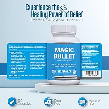 Amazon.com: Magic Bullet Placebo Pills - 2 Pack – Happy Pills for