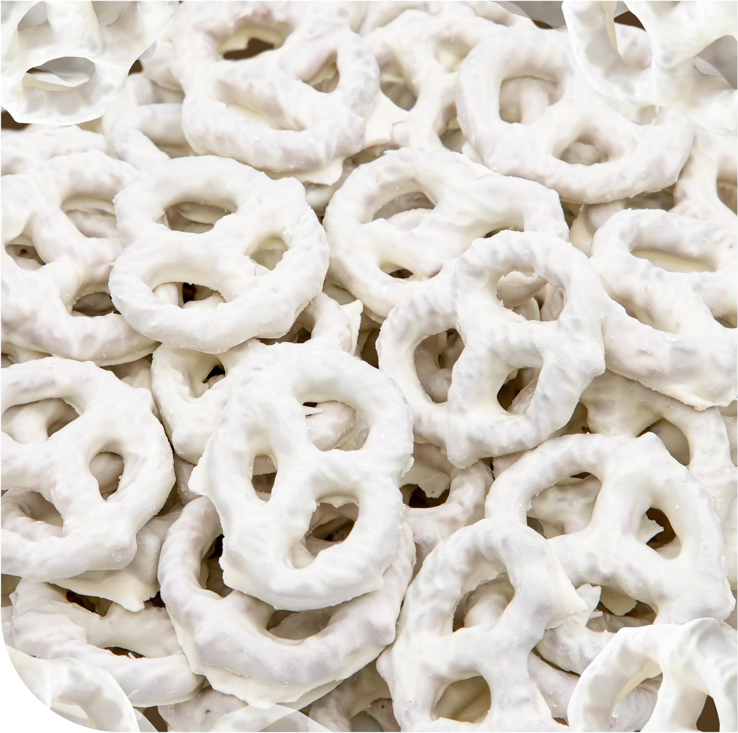 Yogurt Covered Pretzels - 5 Pound Bulk Pack - Vanilla Yogurt Pretzels for Office Bowls, Snacking, and Gifting - Sweet & Salty Snack - Crunchy Holiday Treat