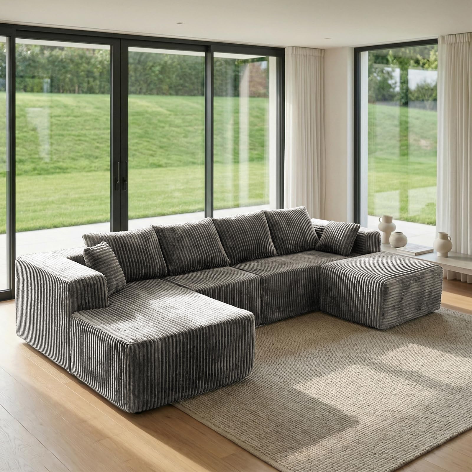 SutnMou 138 U-Shape Cloud Couch
