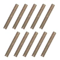 Vista 17 de uxcell 8 piezas de zinc de color totalmente roscado varilla 1/4"-20, 2" longitud, tornillo de rosca de acero al carbono para montaje de muebles