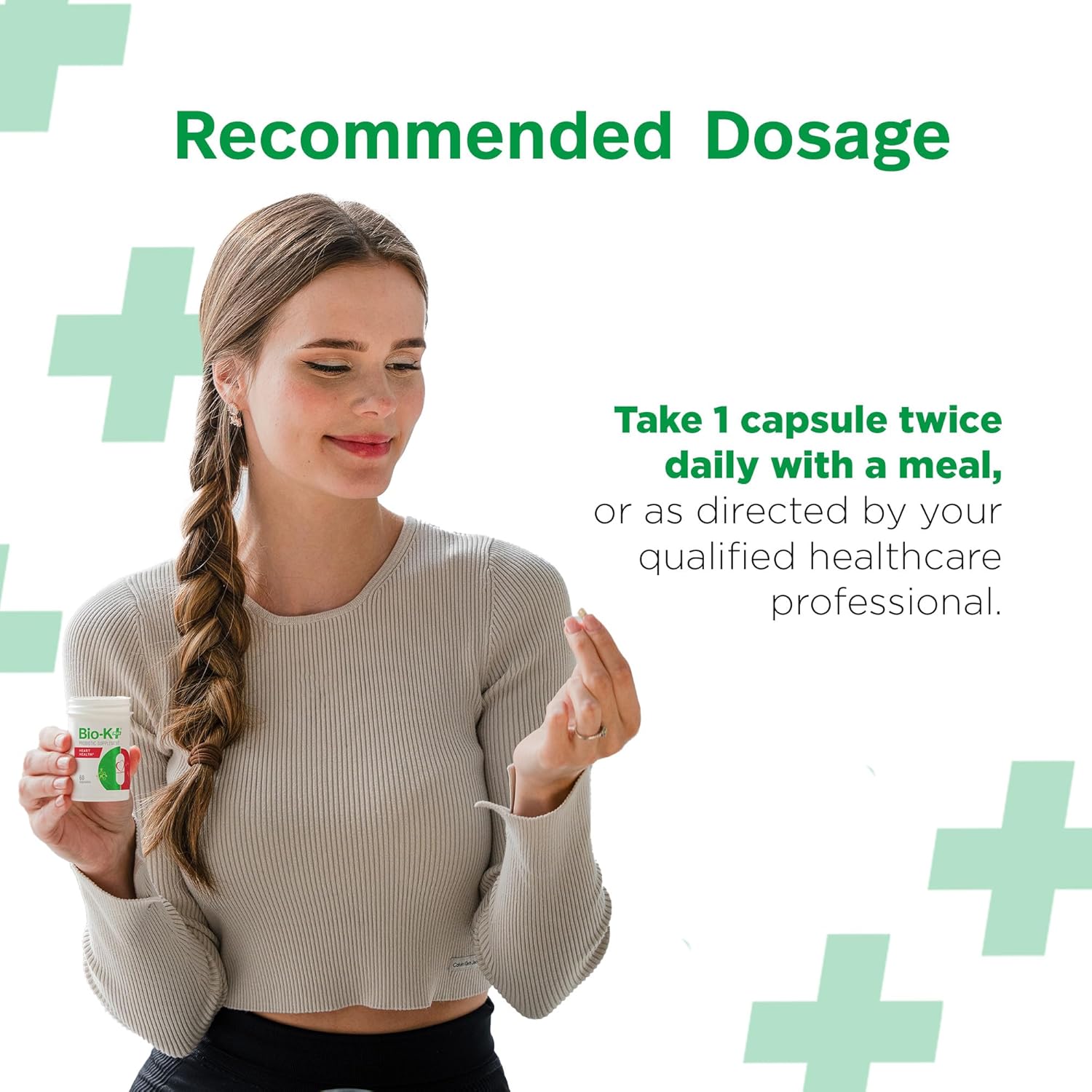 Bio K+ Heart Health Probiotic with Limosilactobacillus reuteri LRC – 5 Billion CFU – Cholesterol & Cardiovascular Support – Vegan, Shelf-Stable, Non-GMO – Probiotics for Men & Women – 60 Capsules - Image 5