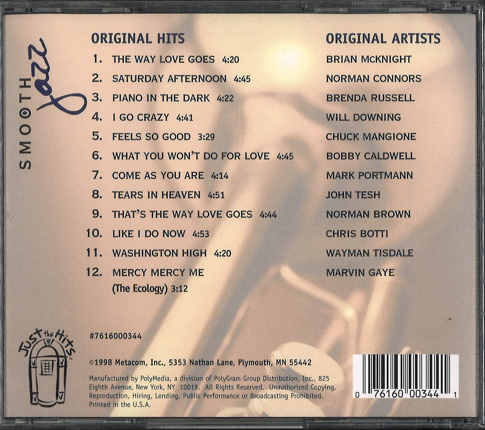 Smooth Jazz - Just the Hits (UK Import)