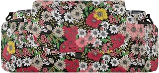 FRODOTGV Chrysanthemum Sunflower Colorful Floral Flower Leaf attachable stroller organizer stroller caddy bag adjustable accesorios para carro de ni?os para frio