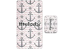 Sea Anchor Helm Crib Mattress Protector Pad: Soft Ice Silk Cotton Baby...