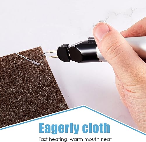 Miniatura 5 de Honoson 4 puntas de repuesto para quemador de rosca, puntas de quemador de hilo para terminar proyectos de tejido de cuentas, costura y fabricación