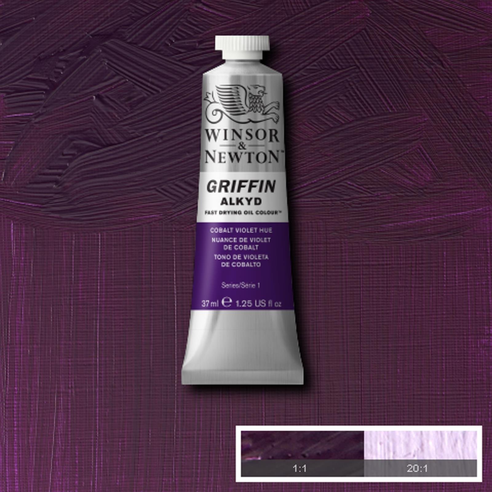Winsor & Newton Griffin 37ml Alkyd Fast Drying Oil Colour Tube - Cobalt Violet Hue, 37 ml (Pack of 1) - Image 4