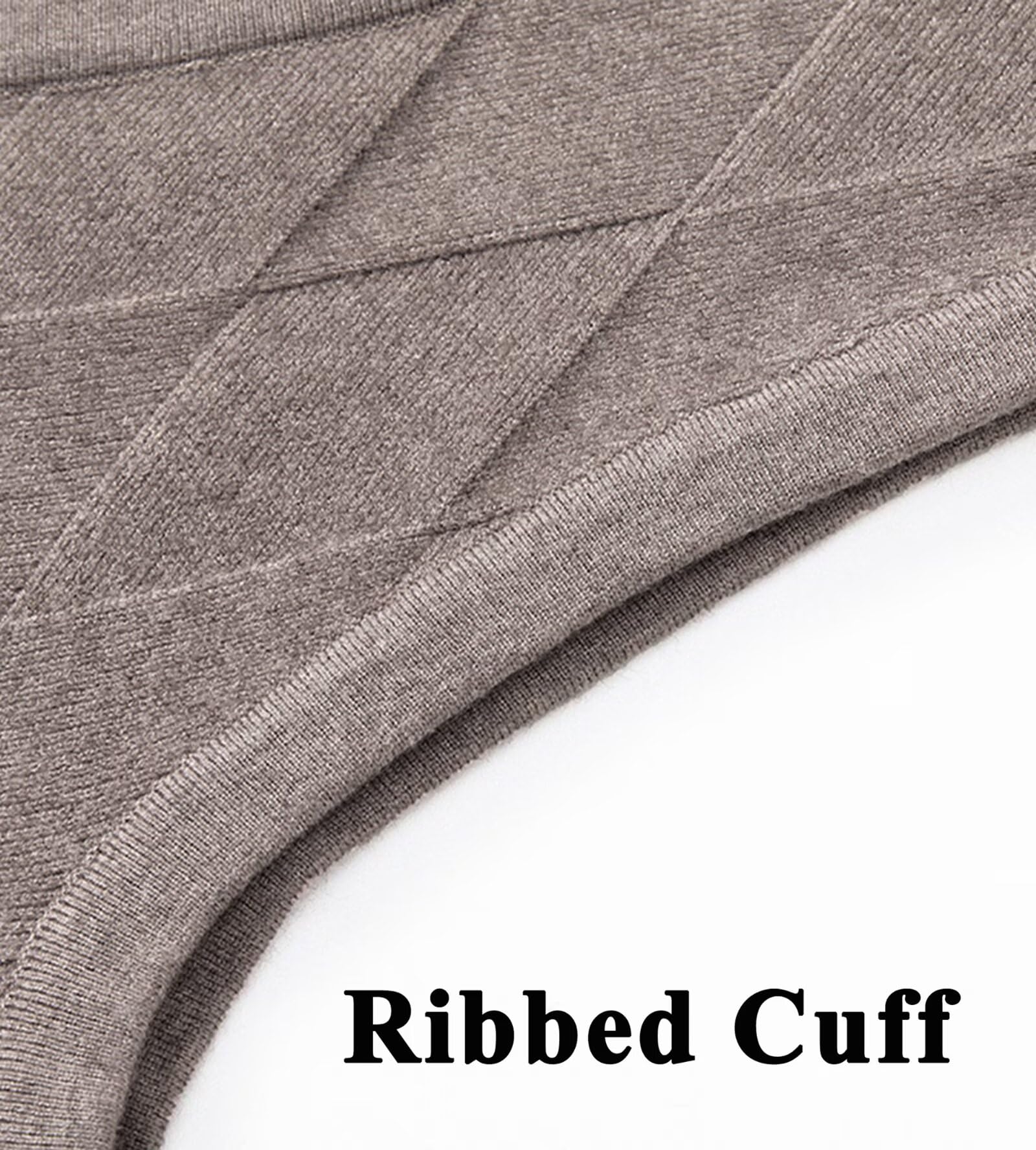 Chaleco Hombre 100% Cachemira Cuello en V sin Mangas - Cárdigan Elegante para Vestir con Camisa