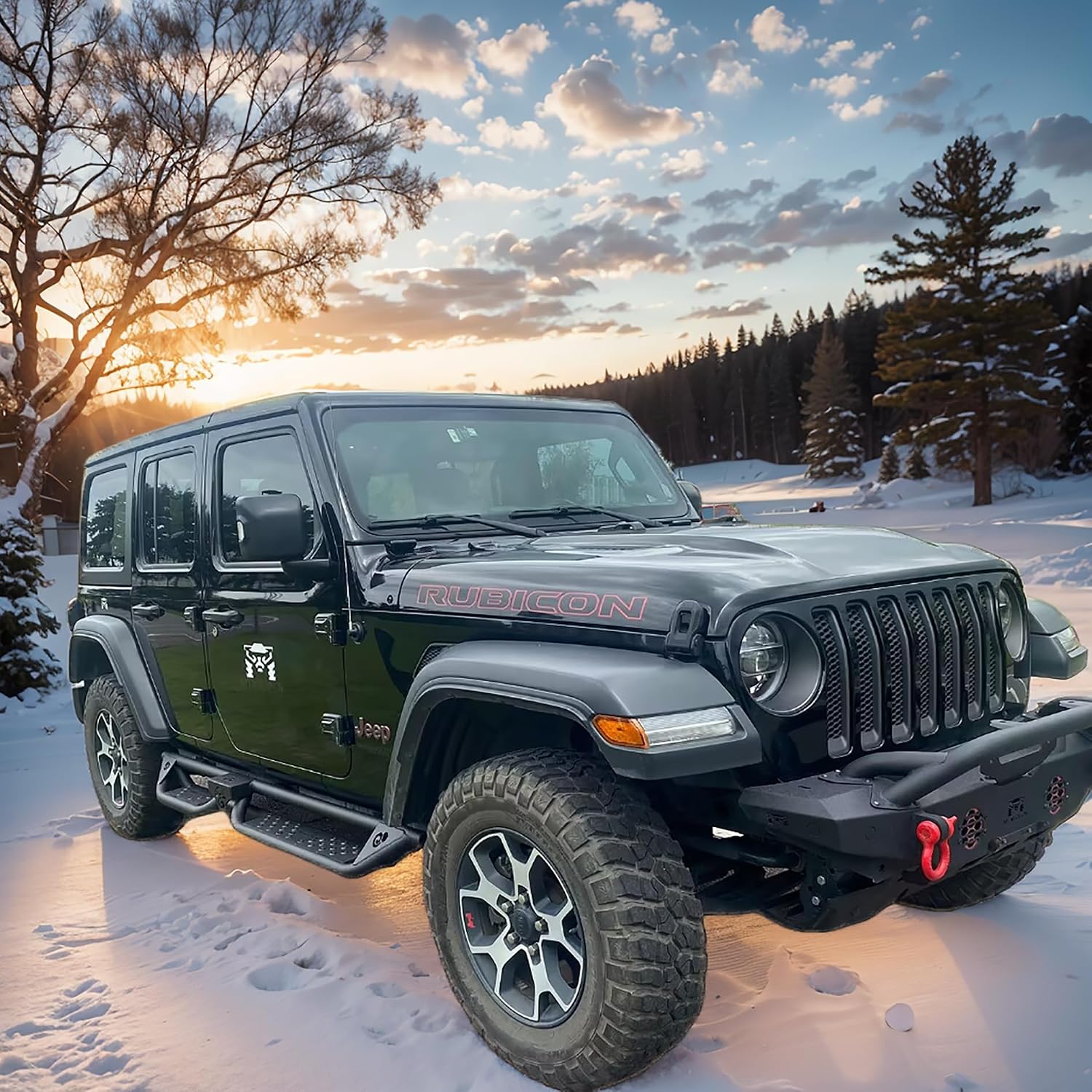 OMP Offroad Steel Front Bumper Compatible for Jeep Wrangler 2007-2025 & Gladiator 2020-2025 | Heavy-Duty Winch-Ready with Stinger Bar | Extreme Rock Crawler (Stubby + OEM Fog Light Brackets)