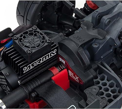 Miniatura 9 de ARRMA Camión RC 18 Infracción 4X4 3S BLX 4WD All-Road Street Bash Resto-Mod Truck RTR (baterías y cargador no incluidos), dorado, ARA4315V3T1