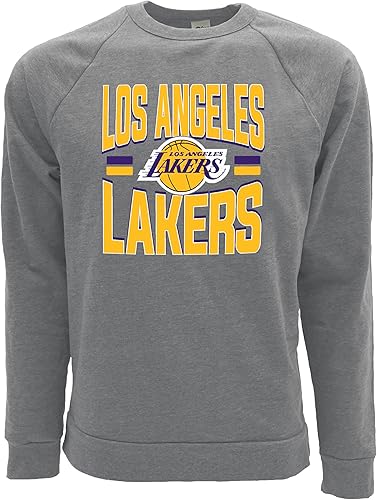 Miniatura 5 de Blue 84 Sudadera de cuello redondo de triple mezcla con licencia oficial de la NBA, estrellas de baloncesto,