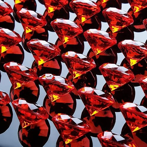 Miniatura 7 de Babenest - Relleno de jarrón de gemas falsas de diamantes acrílicos, 240 piezas de diamantes de imitación de 34 pulgadas, joyas de cristal para