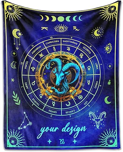 Miniatura 10 de Manta de regalo de Virgo, manta rectangular de franela del zodiaco de 50 x 40 pulgadas, manta acogedora de regalo para niños, niñas, adolescentes,