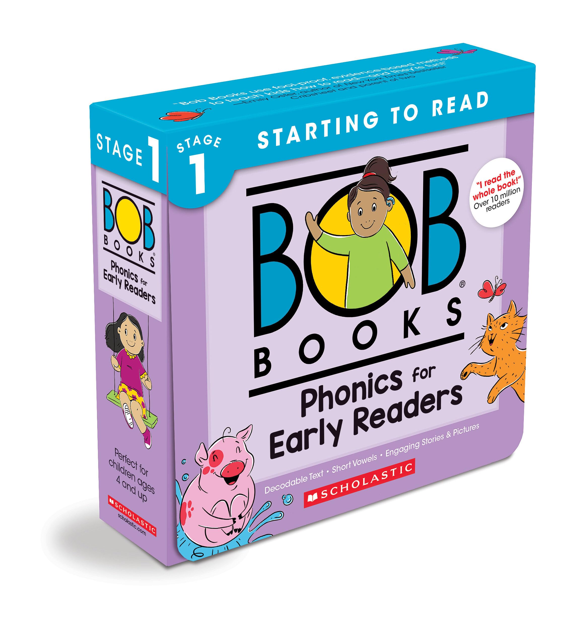 Bob Books: Phonics for Early Readers  (Stage 1: Starting to Read) (12 books)