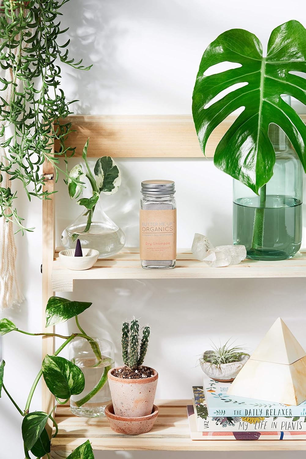 Natural Organic Dry Shampoo for Brunettes and Redheads No Butane/Butter Me Up Organics