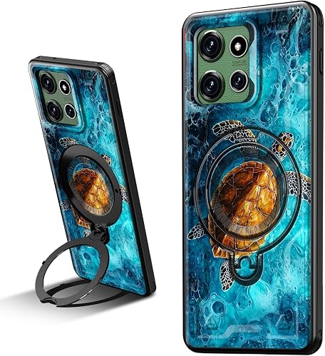 FXIANGWL for Motorola Moto G 5G 2025 Case with 360 Degrees Rotating Ring Bracket