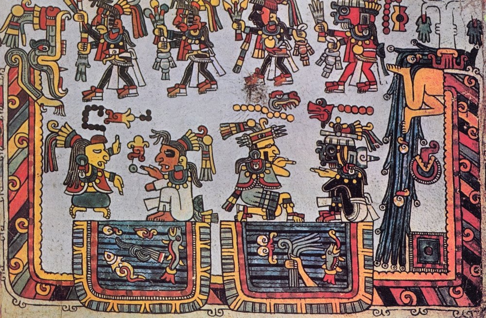 Amazon.com: Mexico Mixtec Manuscript Npage From The Codex Zouche