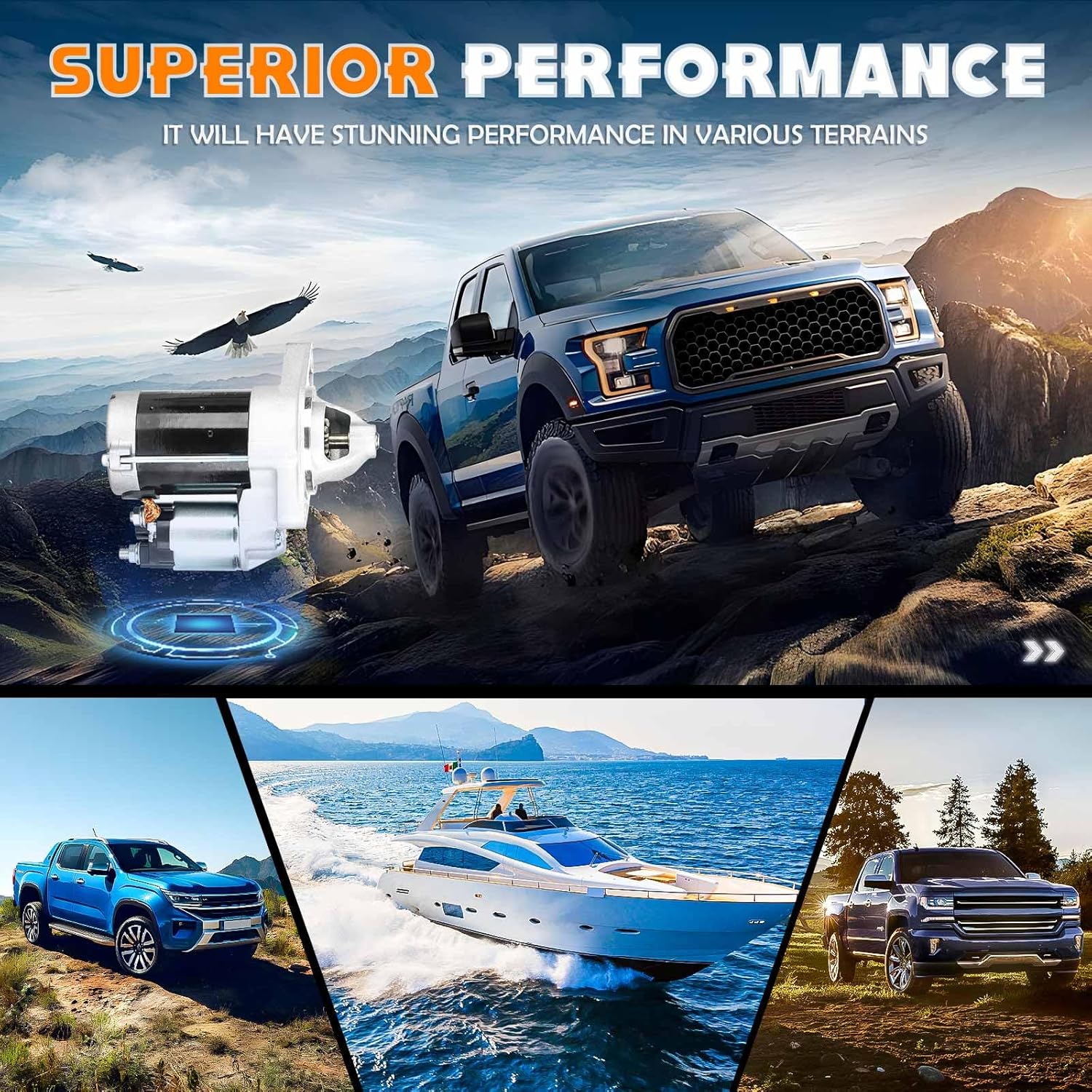 Starter 1.5 1.5L Compatible with Toyota Yaris 2006-2018 (Only for Automatic), for Toyota Echo 2003-2005 1.5L, Fit for Scion XA for XB 2004-2006 1.5L, 17842, 17383, 410-52274, 28100-21063, 17842N