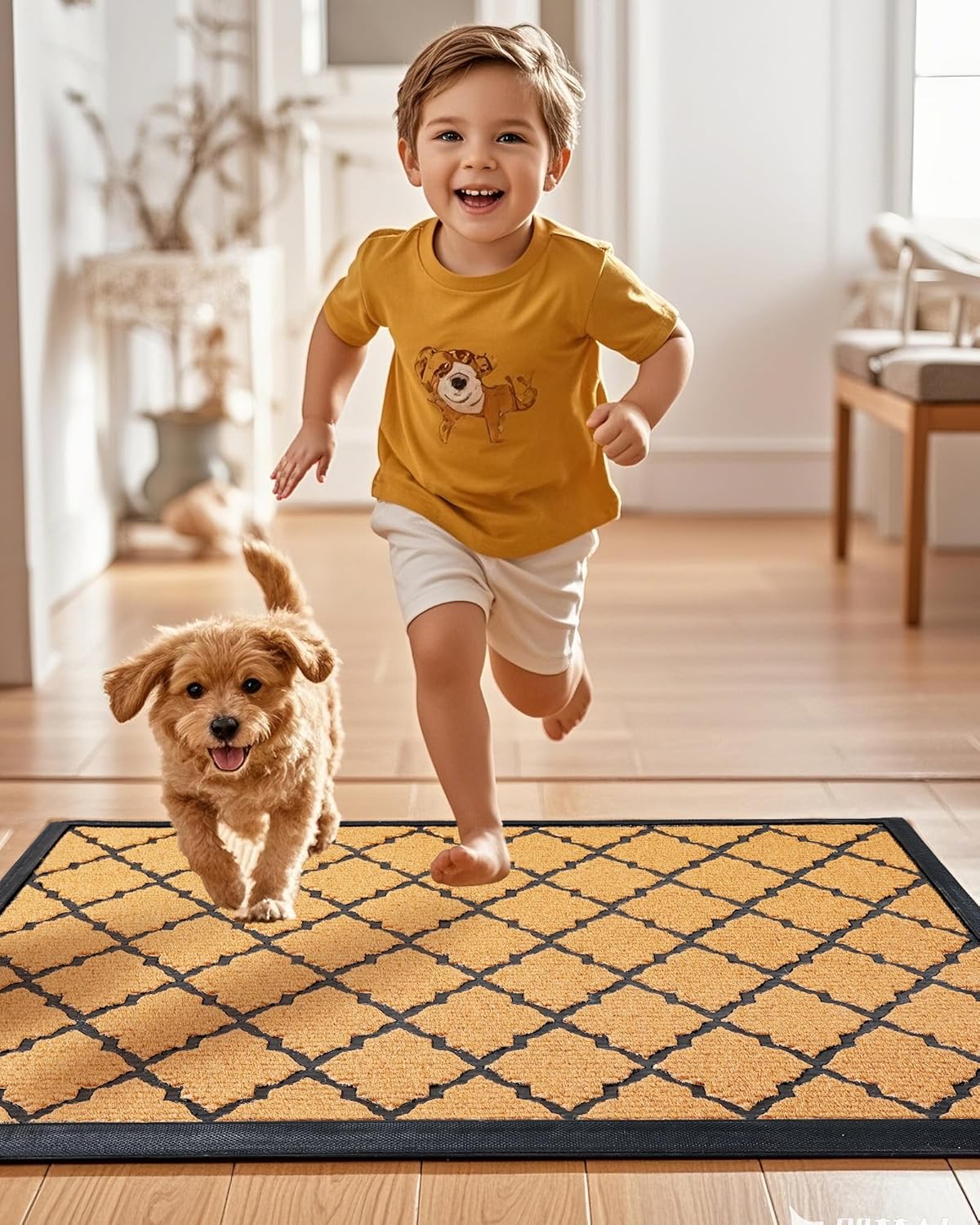 Door Mat Outside Entrance: 36x24 inch Odorless Front Door Mats Outdoor Welcome Mat - Non-Slip Outdoor Mats for Outside Entry - Doormat Weather-Resistant & Washable