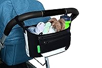 Vista 3 de Bolsa organizadora universal para cochecito, pulsera desmontable y panel reflectante - Modelo CK098