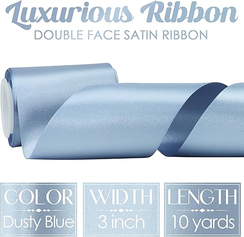 Vista 170 de MEEDEE Orange Satin Ribbon - 1.5 inch Double Faced Satin Ribbon, 50 Yards - Neon Tangerine - For Christmas, Thanksgiving, Halloween, Weddings