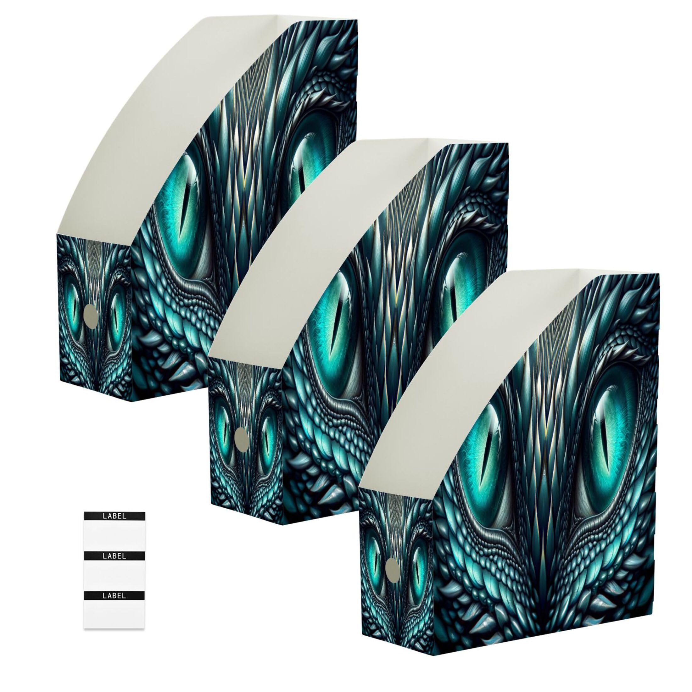 Soportes plegables para revistas para estante de escritorio