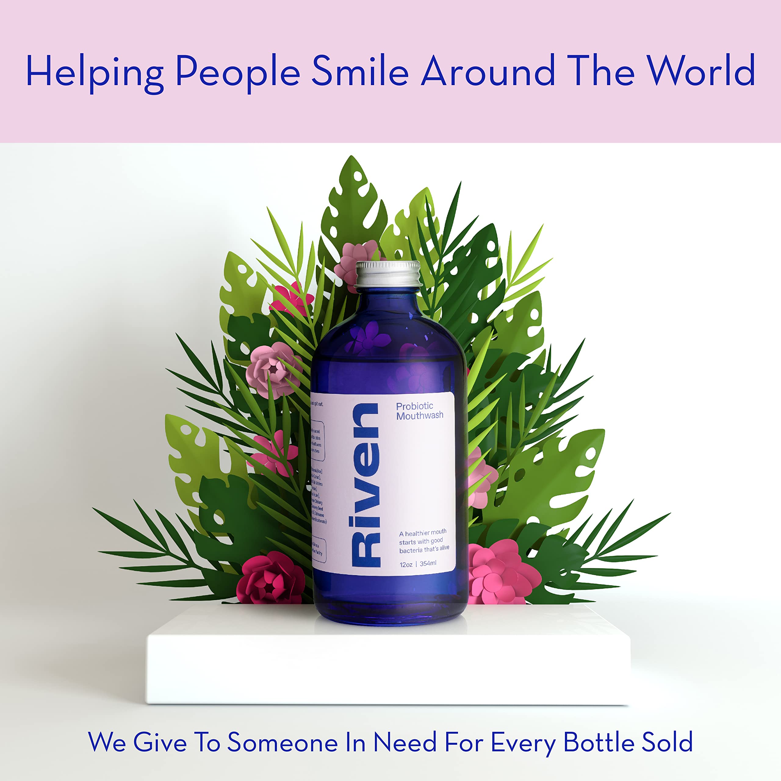 Buy Riven Probiotic Mouthwash Cool Mint AntiCavity Dry Mouth