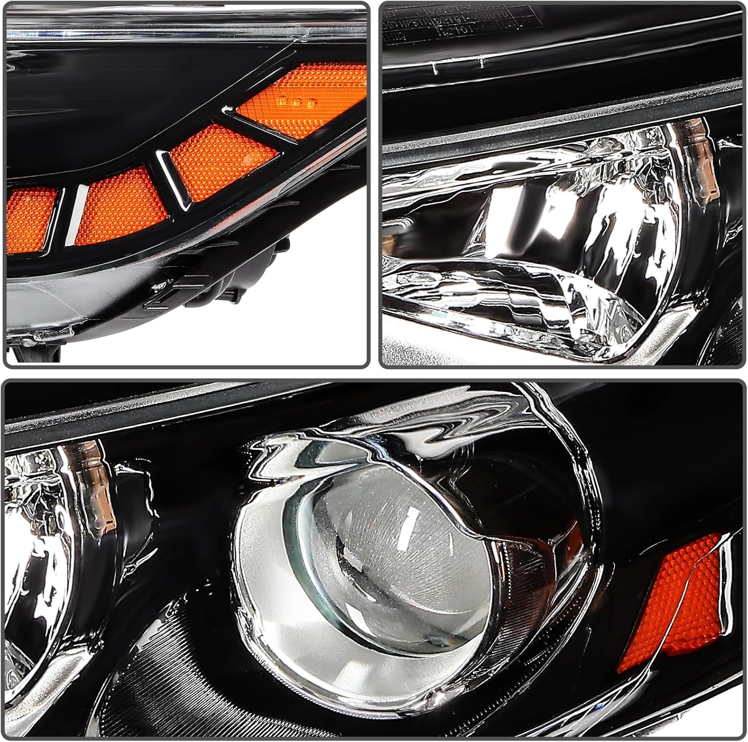 OCPTY Headlight assembly Pair Replacement for 2011-2013 for KIA OPTIMA Lens Color：: Clear Bulbs Not Included 921012T121 KI2502155