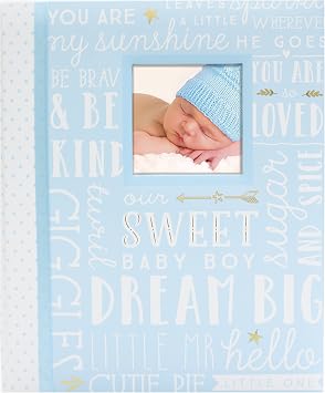 Lil Peach First 5 Years Dream Big Wordplay Bebek Haf za Kitab , Bebek Hat ra G nl , Yeni ve Bekleyen Ebeveynler  in Hediye, 46 Dolgu Sayfas , Mavi 1 Adet 1li Paket