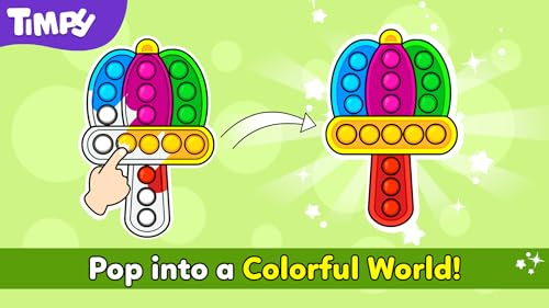 Jogos Pop It - Timpy: Jogo gratuito de estourar bolhas para bebês e crianças pequenas