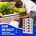 Bio Booster Aquarium Cleaner. Nettoyeur d'eau de réservoir de poisson. rend l'eau plus saine, réduit les nitrites & Ammoniaque pour le poisson heureux & Moins de nettoyage. Fournitures d'aquarium pour filtre de réservoir, nettoyage de verre