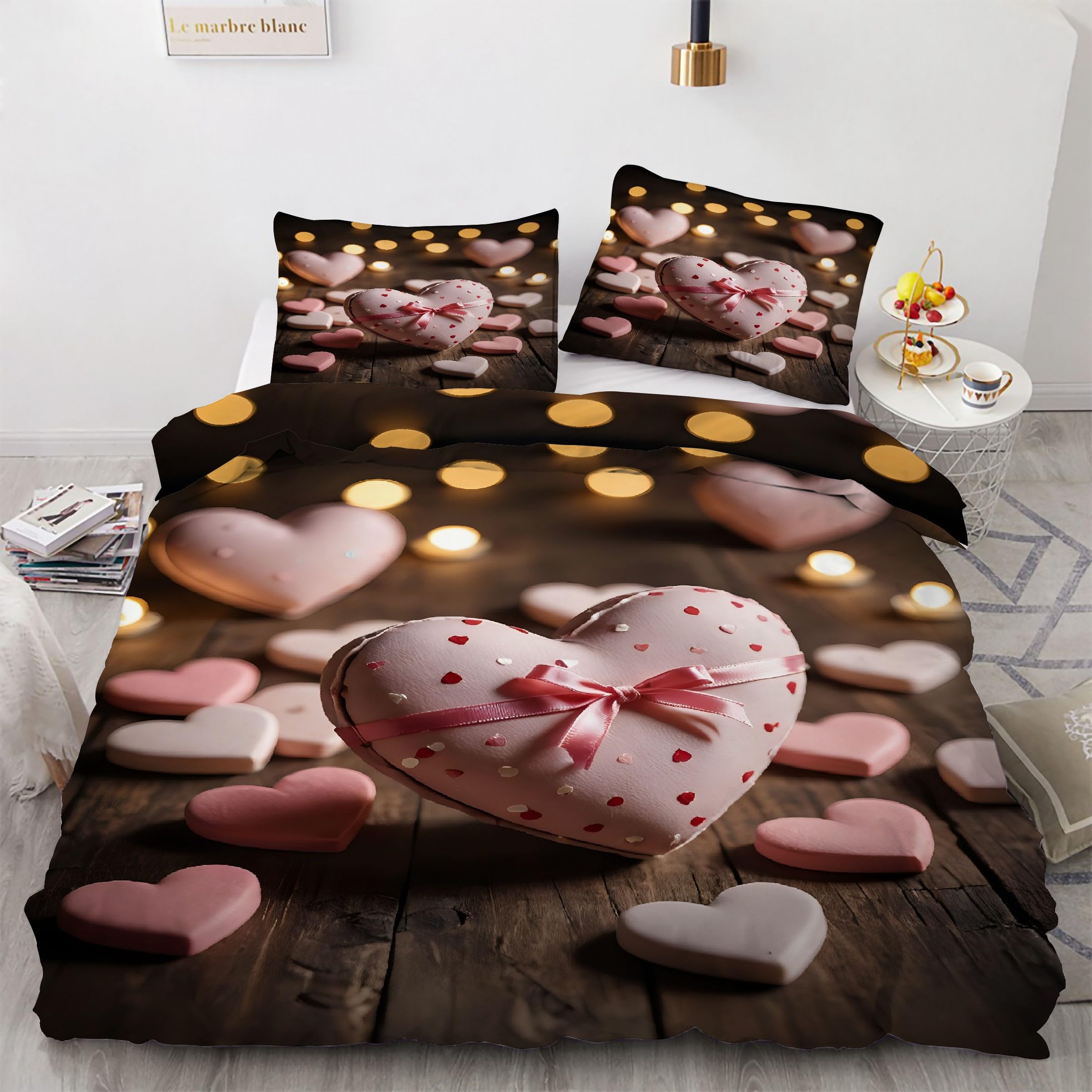 Housse de couette rose 90x190 pour une chambre d'enfant douce et chaleureuse