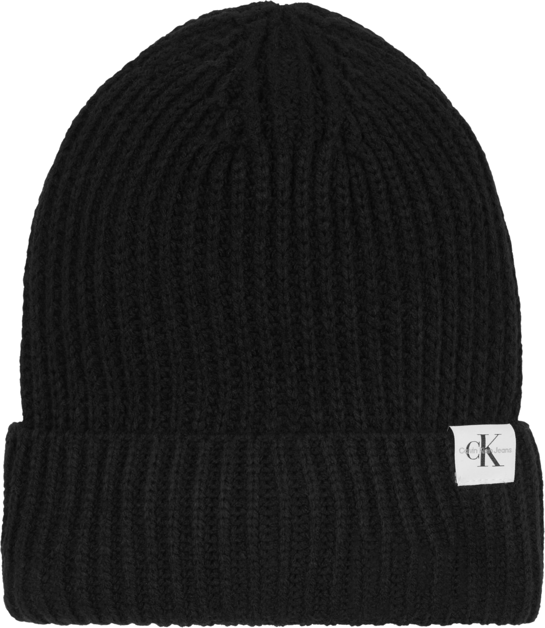 Calvin Klein - Monogram Rib Beanie Iu0iu00440, Berretto Unisex - Adulto