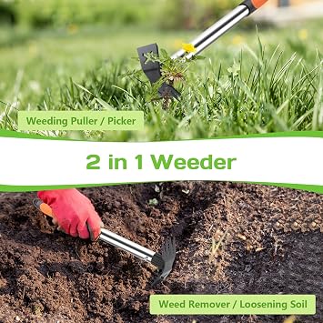 Weed Puller Tool with 17