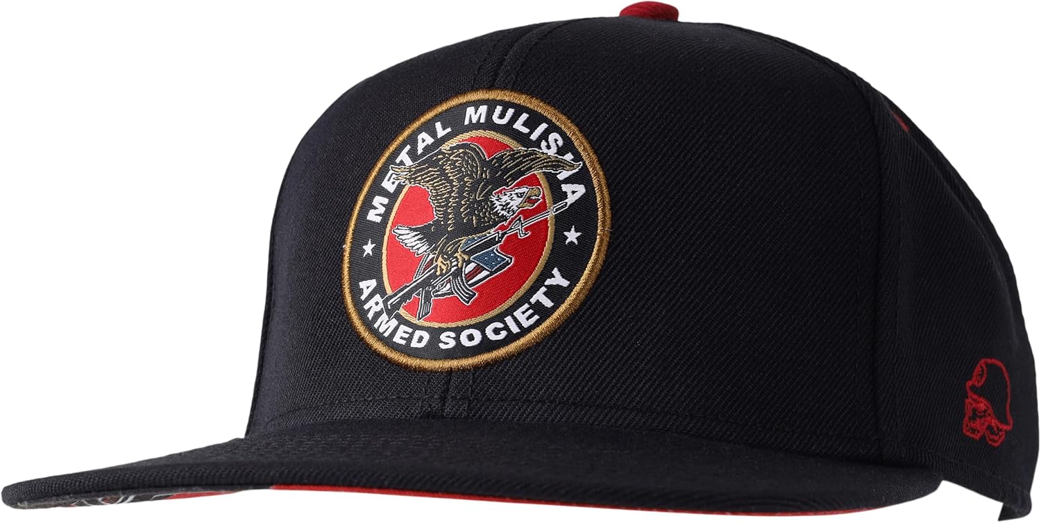 Metal Mulisha Mens Armed Eagle Snapback Hat