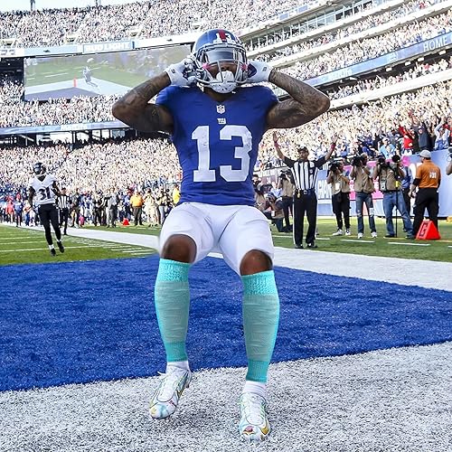 Miniatura 7 de Mangas de pierna de fútbol, mangas de compresión transpirables para pantorrillas, mangas de pierna para hombres y mujeres, fútbol, correr, ciclismo