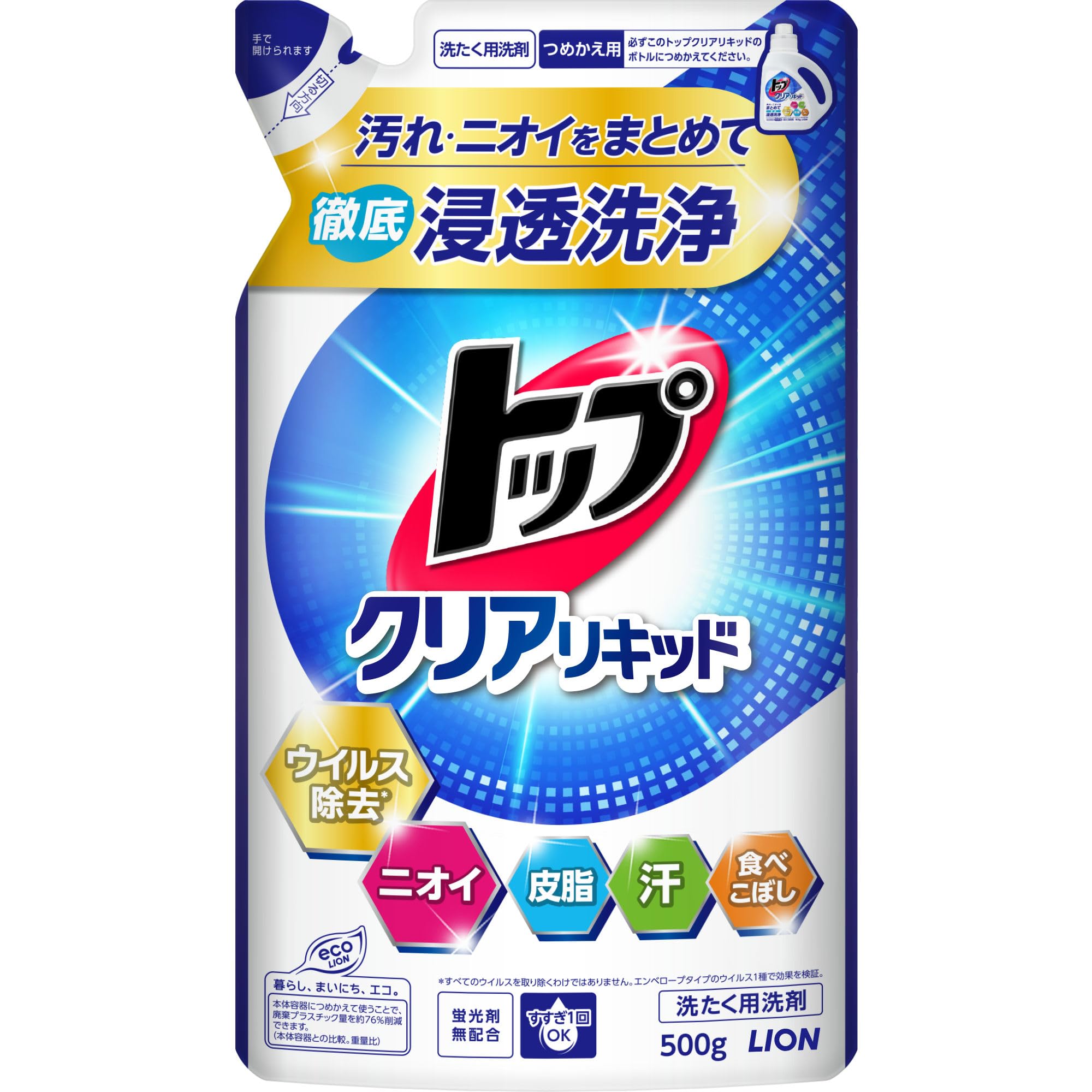 トップクリアリキッド　詰め替え Amazon | トップ クリアリキッド つめかえ用 500g | トップ | おしゃれ