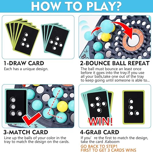 Miniatura 3 de Pelota de rebote para fiesta, mesa de salto, divertidos juegos de mesa de salto, juegos de mesa para fiestas familiares, juegos de mesa para