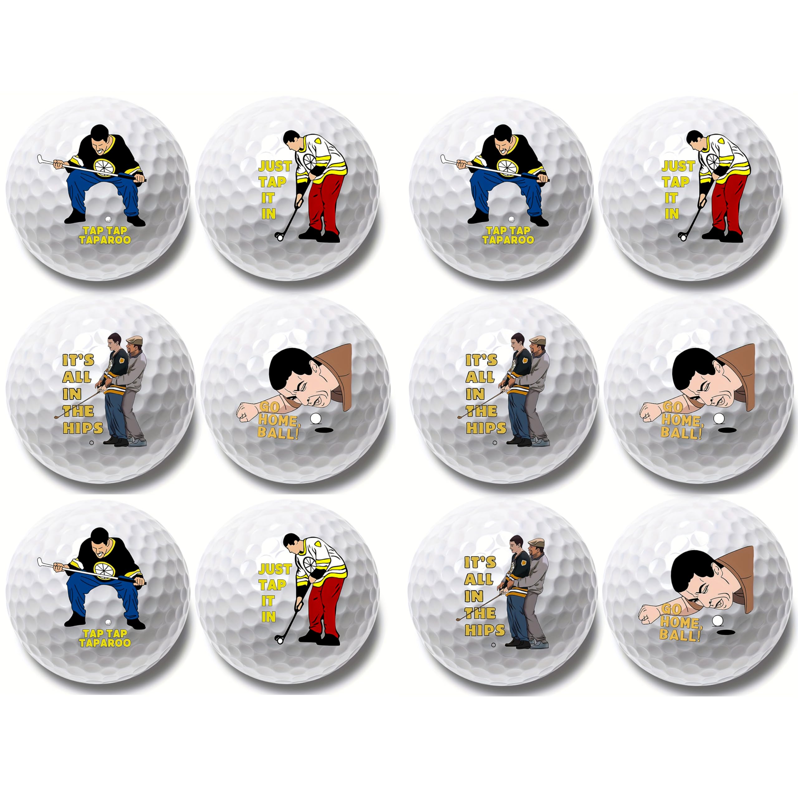 Wood Homing Funny Golf Balls for Men Adult Humor Trick Novelty Golfer Gift Set for Dad Boyfriend Coworkers Unique Professional Practice Ball for Golf Lover Perfect Father’s Day Christmas Birthday Gift