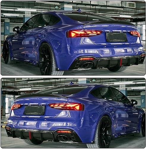 Miniatura 3 de MCARCAR KIT Alerón trasero de fibra de carbono real para Audi A5 S Line S5 RS5 2017-2023 Coupé 2 puertas alerón trasero ala labio salida de fábrica
