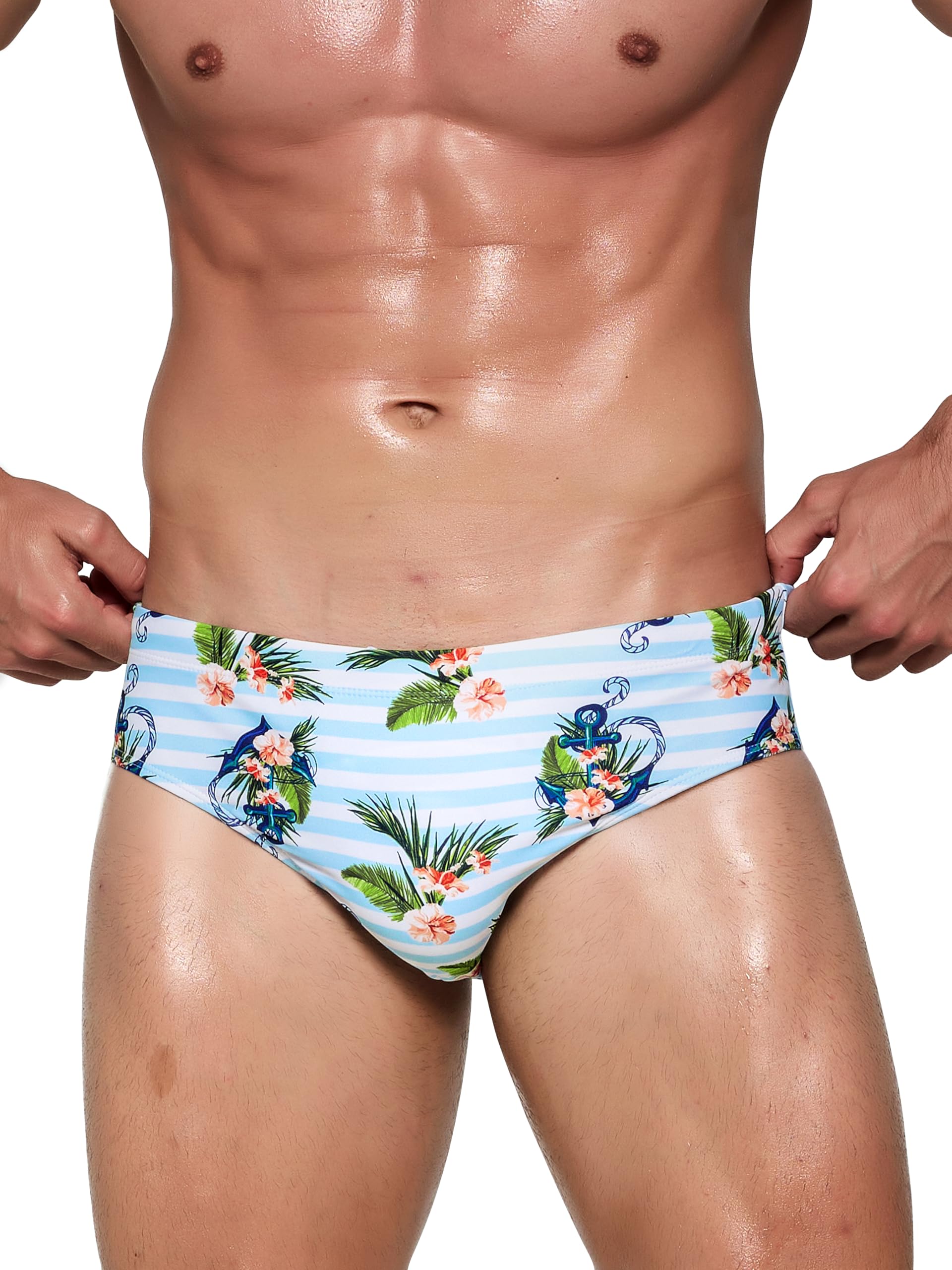Arcweg Badehose Herren Badeslip Kurz Eng Jungen Schwimmhose Abnehmbares Pad Freizeit Kurze Badehose